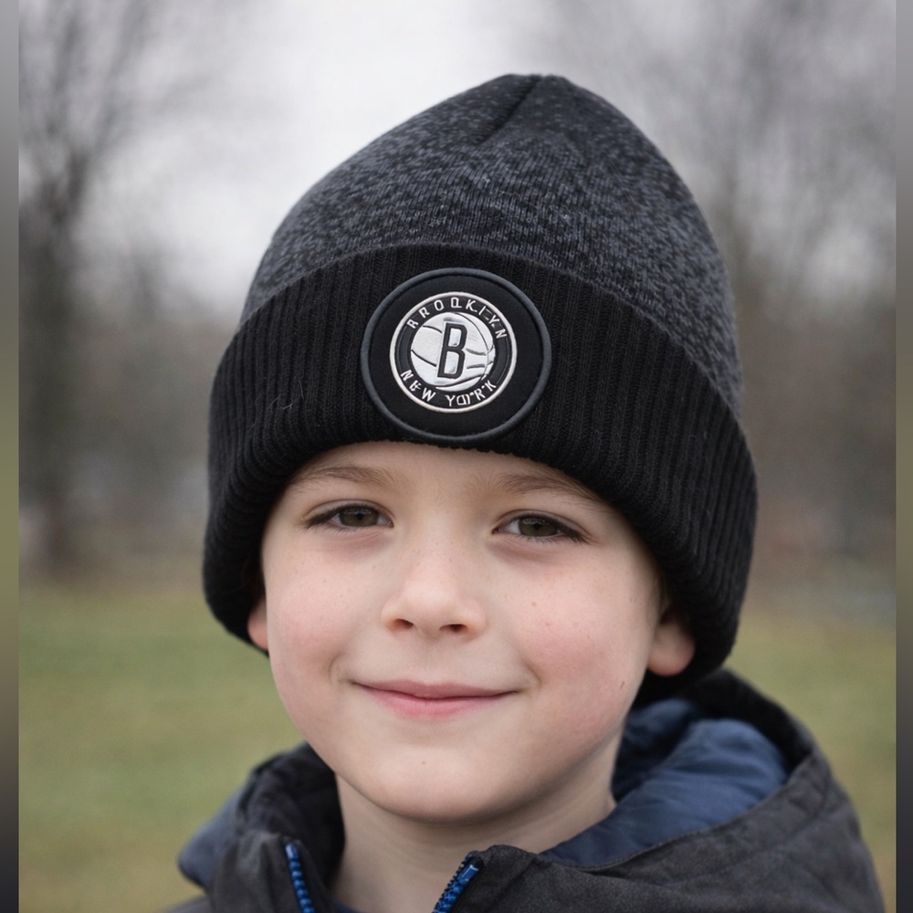 NBA Brooklyn Nets beanie.